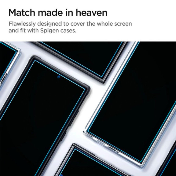 Spigen Glas.tR EZ Fit Samsung Galaxy S24 Ultra Panzerglas Easy-Fit – Weiteres Produktbild 8 Spigen Glas.tR EZ Fit Samsung Galaxy S24 Ultra Panzerglas Easy-Fit – Weiteres Produktbild 8