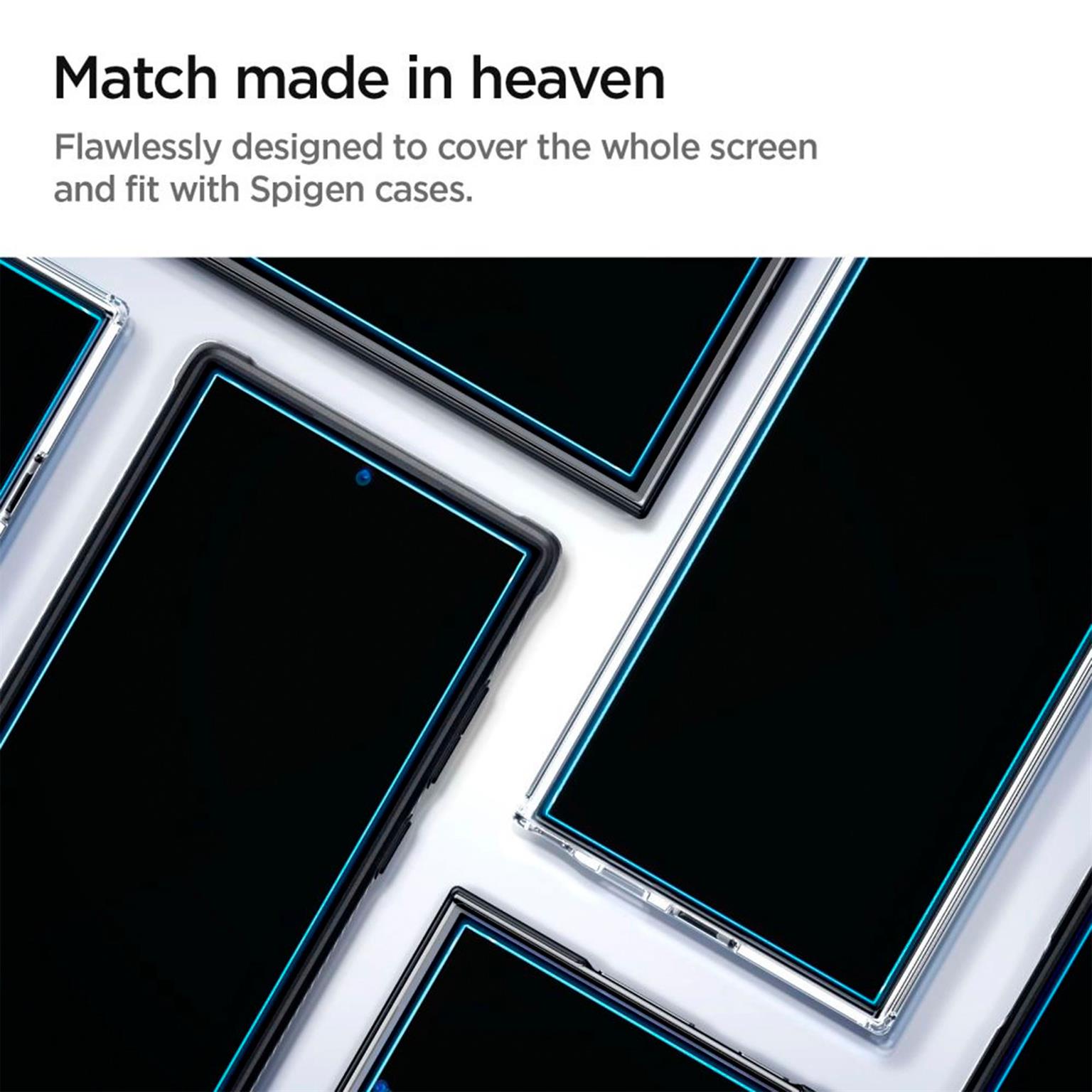 Spigen Glas.tR EZ Fit Samsung Galaxy S24 Ultra Panzerglas Easy-Fit – Weiteres Produktbild 8 Spigen Glas.tR EZ Fit Samsung Galaxy S24 Ultra Panzerglas Easy-Fit – Weiteres Produktbild 8