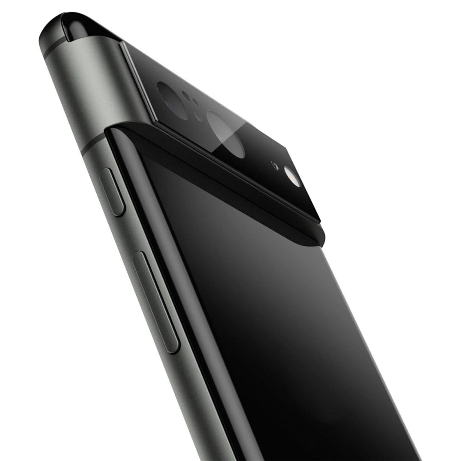 Spigen Glas.tR Optik für Google Pixel 8 – 2x gehärtete Glas Folien für die Kamera – Weiteres Produktbild 2