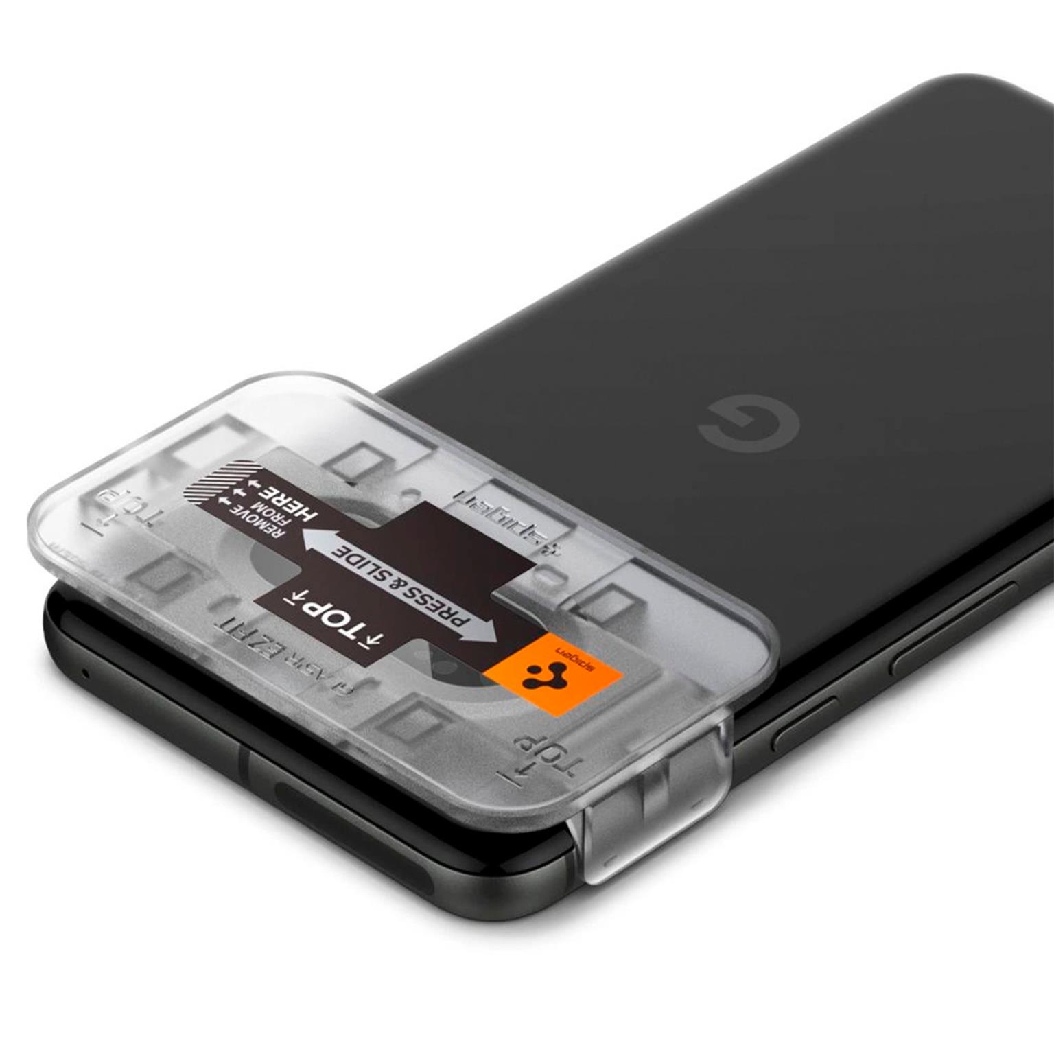 Spigen Glas.tR Optik für Google Pixel 8 – 2x gehärtete Glas Folien für die Kamera – Weiteres Produktbild 4