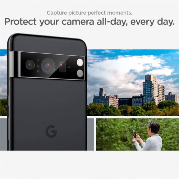 Spigen Glas.tR Optik für Google Pixel 8 – 2x gehärtete Glas Folien für die Kamera – Weiteres Produktbild 9 Spigen Glas.tR Optik für Google Pixel 8 – 2x gehärtete Glas Folien für die Kamera – Weiteres Produktbild 9