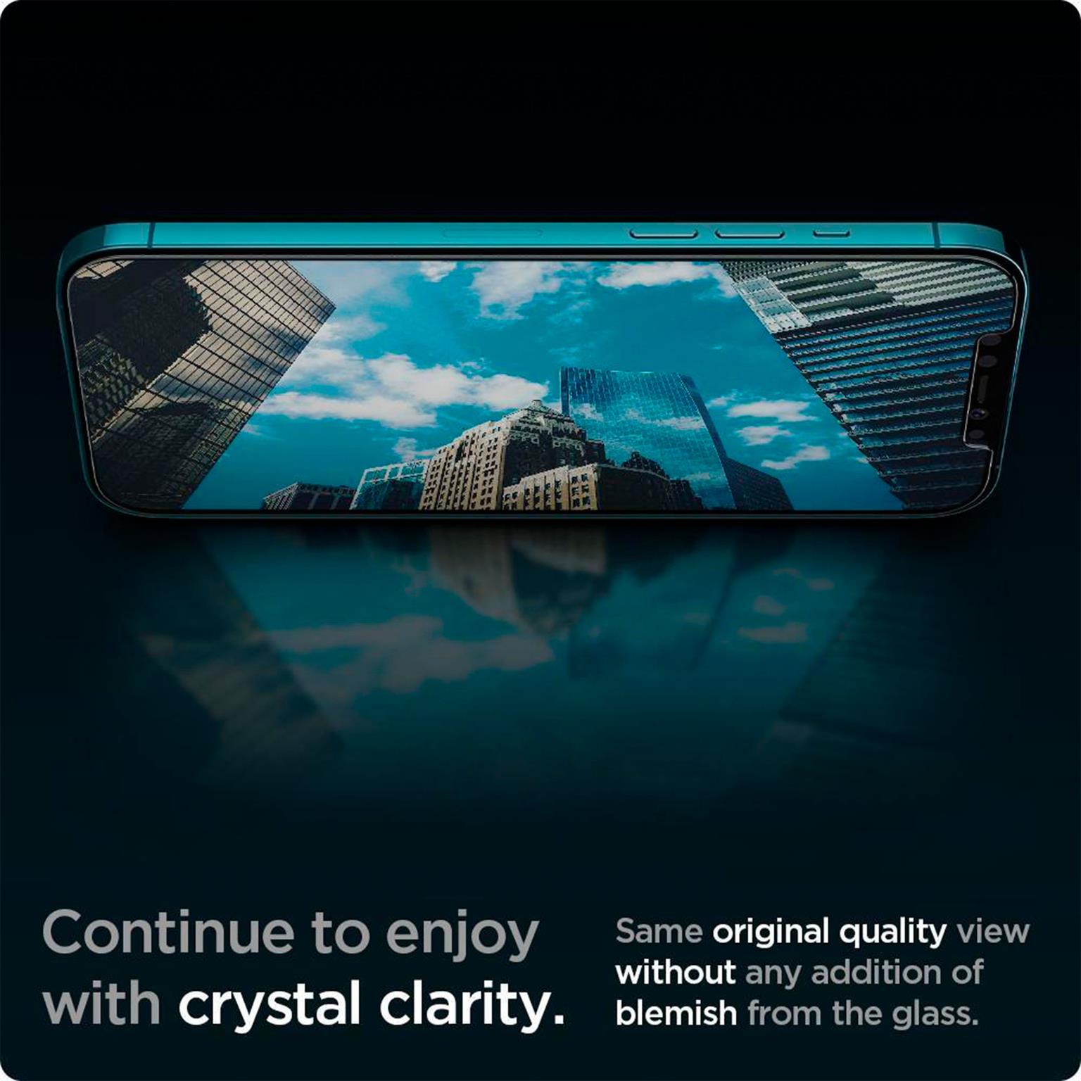 Spigen Glas.tR EZ Fit iPhone 12 Pro Max Panzerglas Easy-Fit – Weiteres Produktbild 7 Spigen Glas.tR EZ Fit iPhone 12 Pro Max Panzerglas Easy-Fit – Weiteres Produktbild 7