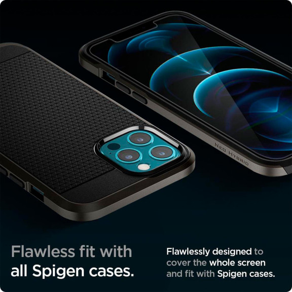 Spigen Glas.tR EZ Fit iPhone 12 Pro Max Panzerglas Easy-Fit – Weiteres Produktbild 8