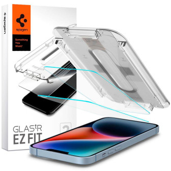 Spigen Glas.tR EZ Fit iPhone 13 Pro Max & iPhone 14 Plus Panzerglas Easy-Fit – Transparent