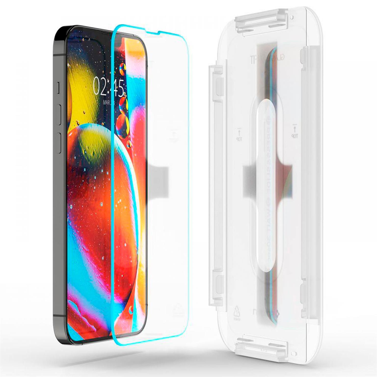 Spigen Glas.tR EZ Fit iPhone 13 Pro Max & iPhone 14 Plus Panzerglas Easy-Fit – Weiteres Produktbild 7