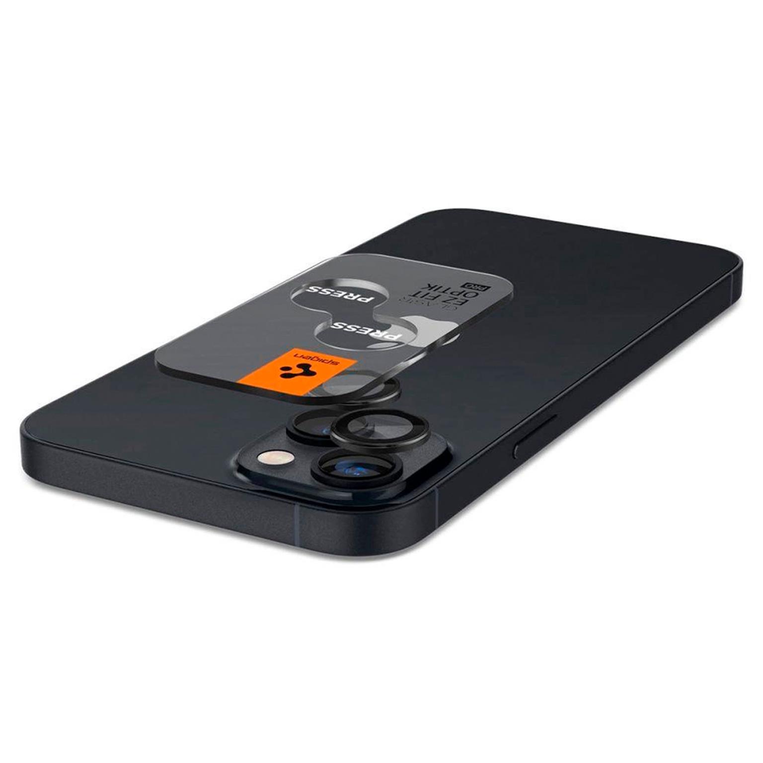 Spigen Glas.tR EZ Fit Optik Pro für iPhone 14 & iPhone 14 Plus – Hartglasabdeckung für Smartphone Kamera – Weiteres Produktbild 4