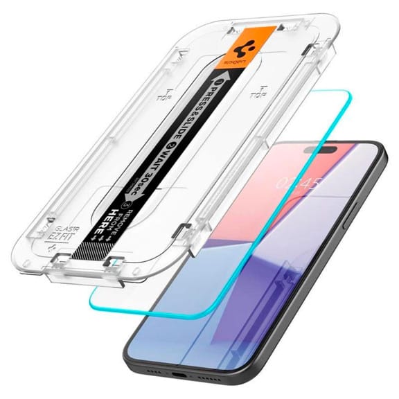 Spigen Glas.tR EZ Fit iPhone 15 Plus Panzerglas Easy-Fit – Weiteres Produktbild 5 Spigen Glas.tR EZ Fit iPhone 15 Plus Panzerglas Easy-Fit – Weiteres Produktbild 5