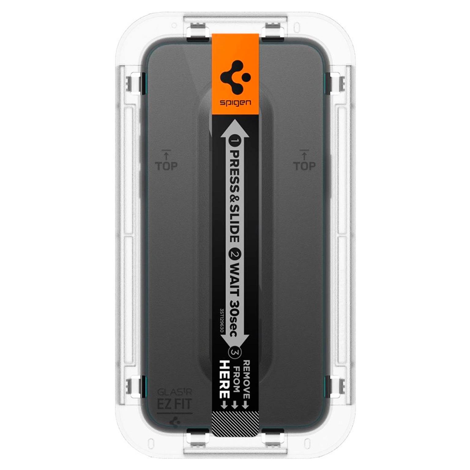 Spigen Glas.tR EZ Fit iPhone 15 Pro Max Panzerglas Easy-Fit – Weiteres Produktbild 2