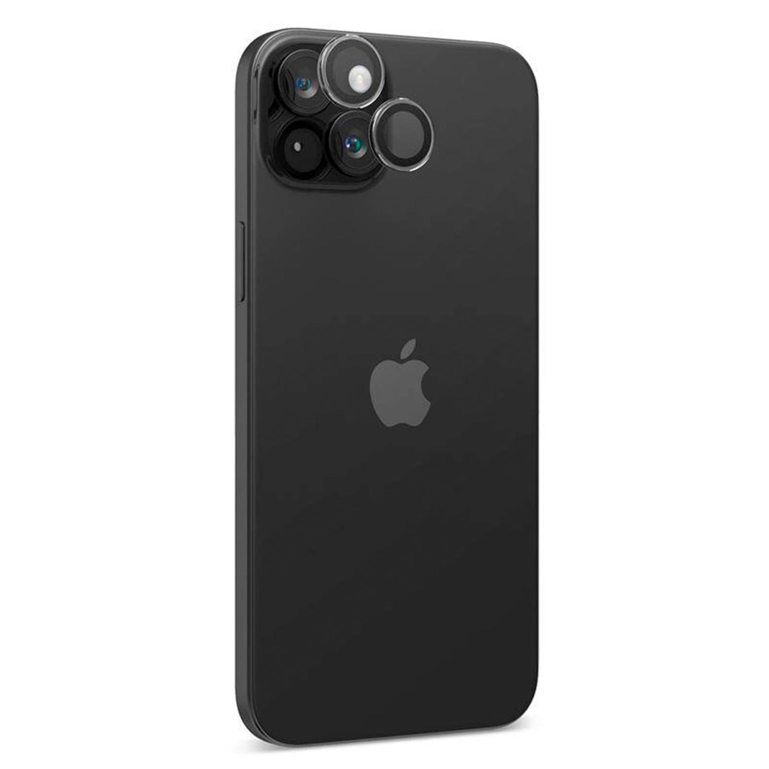 Spigen Glas.tR EZ Fit Optik Pro für iPhone 15 & iPhone 15 Plus – Hartglasabdeckung für Smartphone Kamera – Weiteres Produktbild 1