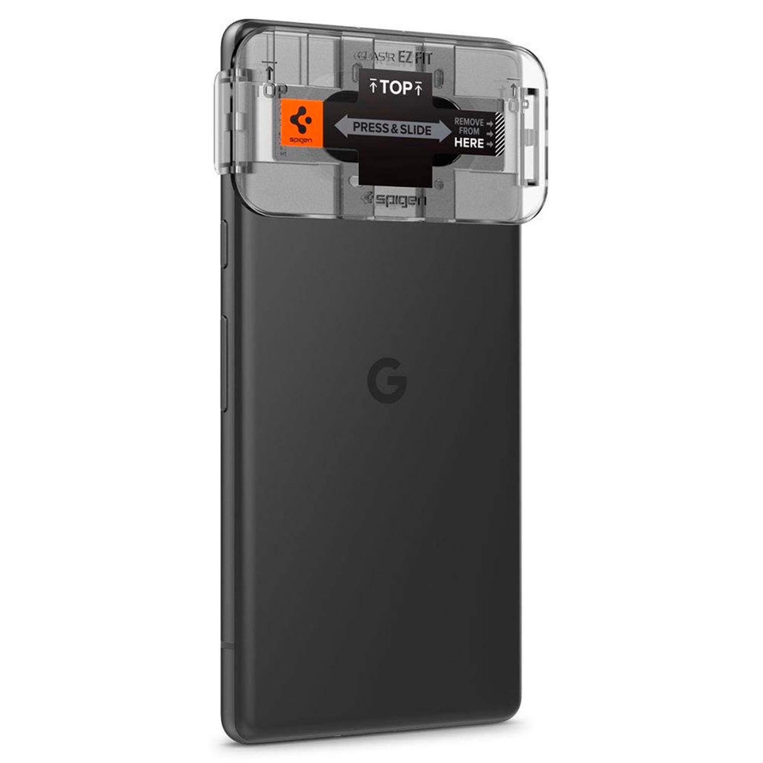 Spigen Glas.tR Optik für Google Pixel 7a – 2x gehärtete Glas Folien für die Kamera – Weiteres Produktbild 1