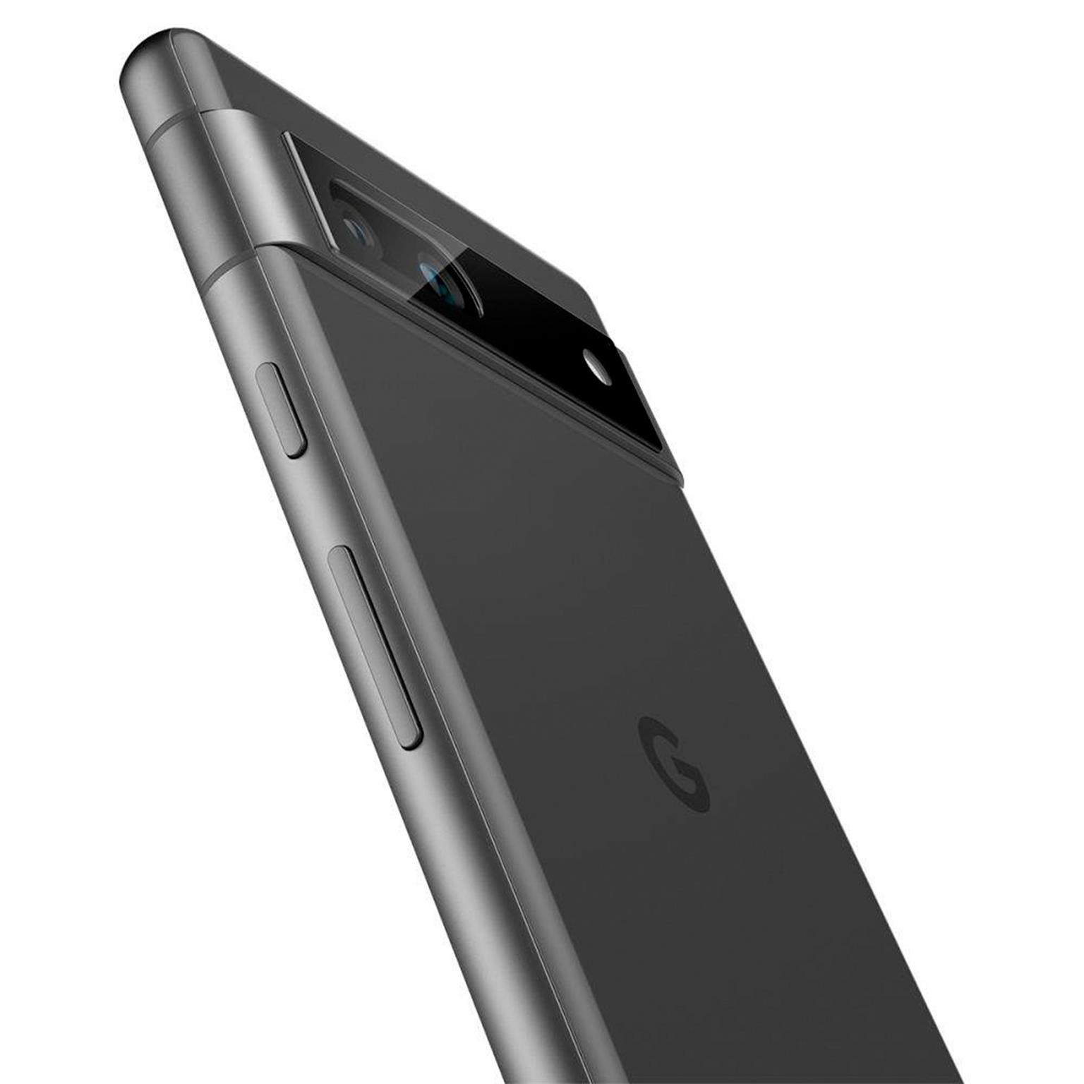 Spigen Glas.tR Optik für Google Pixel 7a – 2x gehärtete Glas Folien für die Kamera – Weiteres Produktbild 3