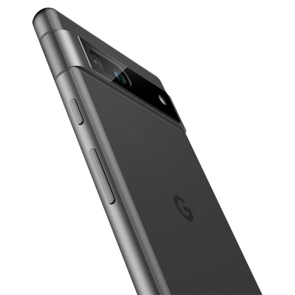 Spigen Glas.tR Optik für Google Pixel 7a – 2x gehärtete Glas Folien für die Kamera – Weiteres Produktbild 4