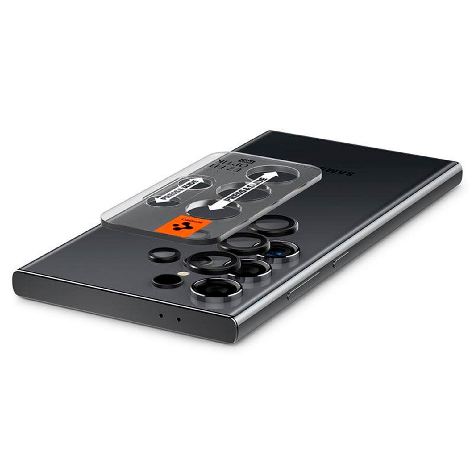 Spigen Glas.tR EZ Fit Optik Pro für Samsung Galaxy S24 Ultra – Hartglasabdeckung für Smartphone Kamera – Weiteres Produktbild 5 Spigen Glas.tR EZ Fit Optik Pro für Samsung Galaxy S24 Ultra – Hartglasabdeckung für Smartphone Kamera – Weiteres Produktbild 5