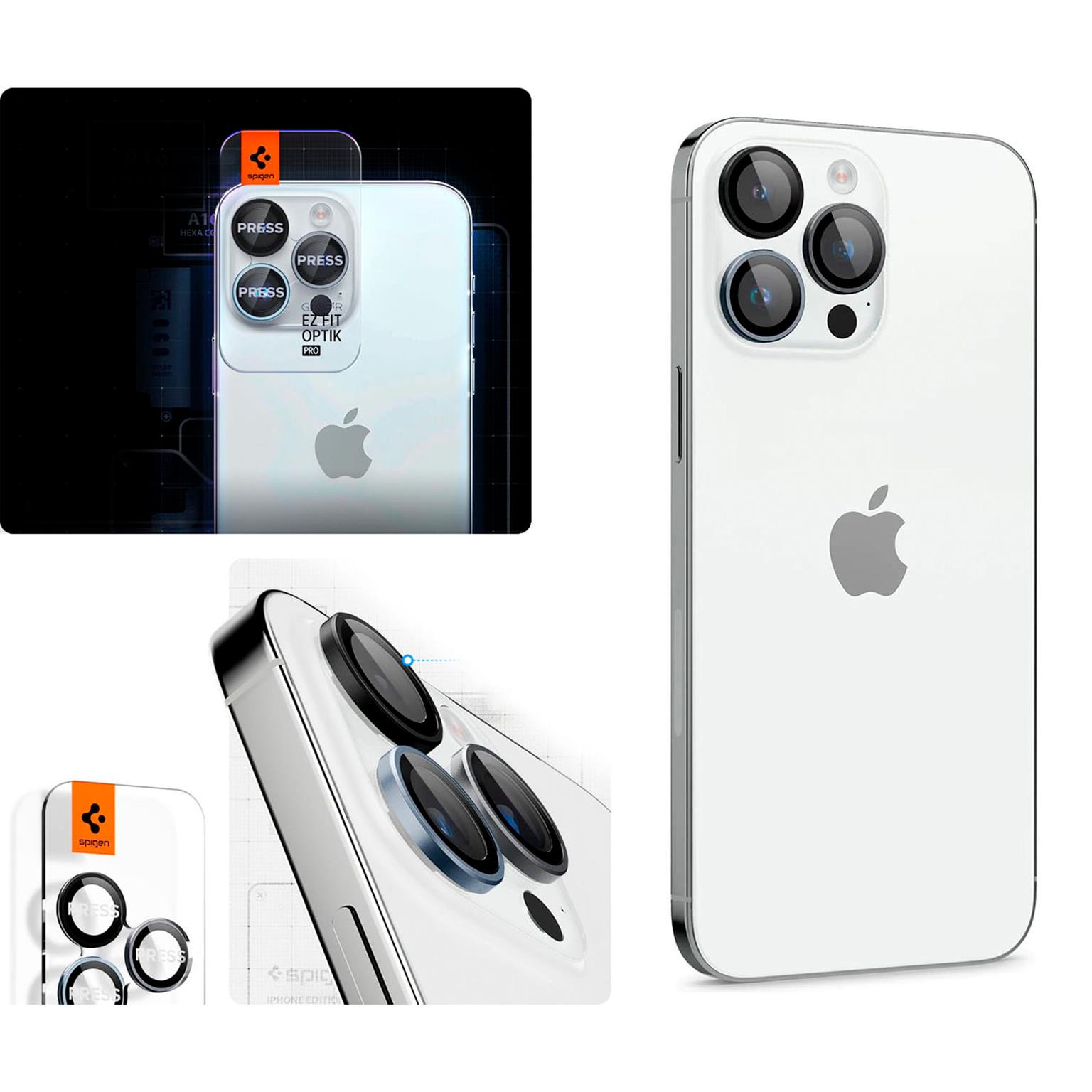 Spigen Glas.tR Optik für iPhone 15 Pro, iPhone 15 Pro Max, iPhone 14 Pro & iPhone 14 Pro Max – 2x gehärtete Glas Folien für die Kamera – Weiteres Produktbild 7 Spigen Glas.tR Optik für iPhone 15 Pro, iPhone 15 Pro Max, iPhone 14 Pro & iPhone 14 Pro Max – 2x gehärtete Glas Folien für die Kamera – Weiteres Produktbild 7