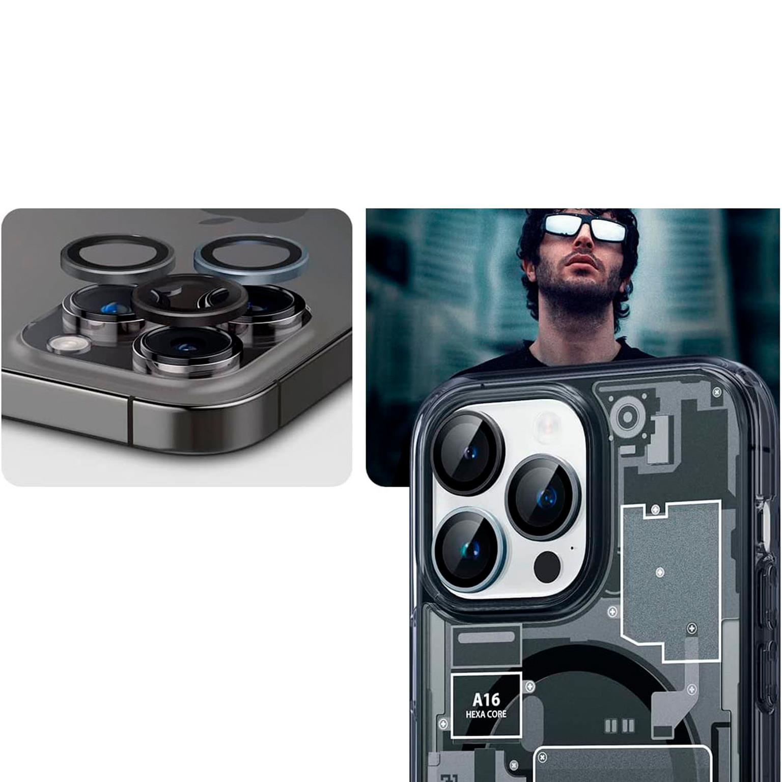 Spigen Glas.tR Optik für iPhone 15 Pro, iPhone 15 Pro Max, iPhone 14 Pro & iPhone 14 Pro Max – 2x gehärtete Glas Folien für die Kamera – Weiteres Produktbild 8 Spigen Glas.tR Optik für iPhone 15 Pro, iPhone 15 Pro Max, iPhone 14 Pro & iPhone 14 Pro Max – 2x gehärtete Glas Folien für die Kamera – Weiteres Produktbild 8