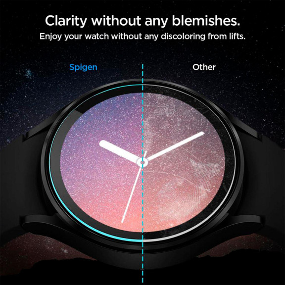 Spigen GLAS.tR EZ FIT – Displayschutz für Samsung Galaxy Watch5 Pro aus gehärtetem Glas, 2er Set – Weiteres Produktbild 8 Spigen GLAS.tR EZ FIT – Displayschutz für Samsung Galaxy Watch5 Pro aus gehärtetem Glas, 2er Set – Weiteres Produktbild 8