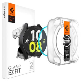 Spigen GLAS.tR EZ FIT – Displayschutz für Samsung Galaxy Watch6 (44mm) aus gehärtetem Glas – transparent Spigen GLAS.tR EZ FIT – Displayschutz für Samsung Galaxy Watch6 (44mm) aus gehärtetem Glas – transparent