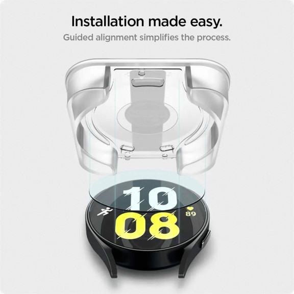 Spigen GLAS.tR EZ FIT – Displayschutz für Samsung Galaxy Watch6 (44mm) aus gehärtetem Glas – Weiteres Produktbild 6 Spigen GLAS.tR EZ FIT – Displayschutz für Samsung Galaxy Watch6 (44mm) aus gehärtetem Glas – Weiteres Produktbild 6