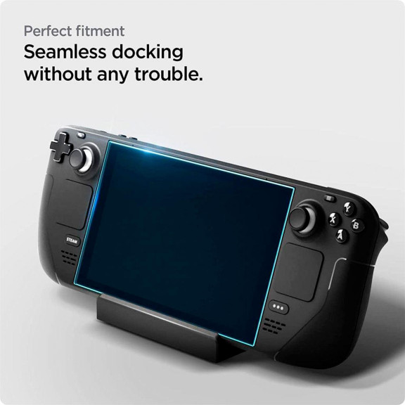 Spigen GLAS.tR EZ FIT – Schutzglas für Valve Steam Deck – Robuster Bildschirmschutz – Weiteres Produktbild 3