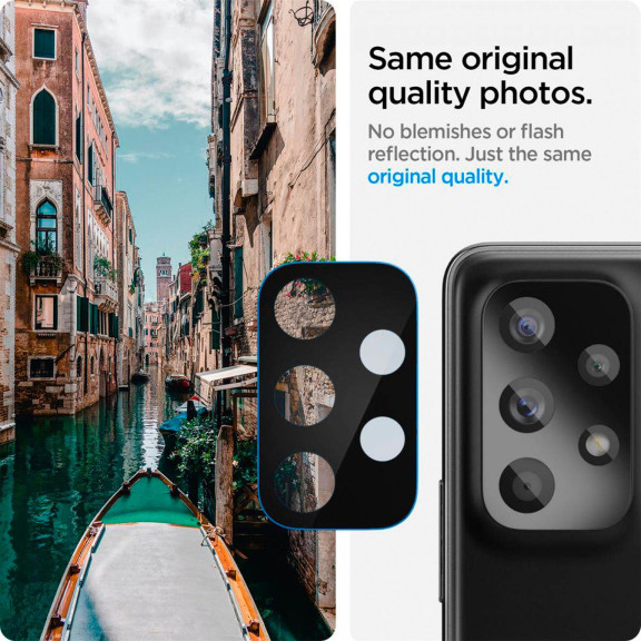 Spigen Glas.tR Optik für Samsung Galaxy A33 5G & A53 5G – 2x gehärtete Glas Folien für die Kamera – Weiteres Produktbild 2