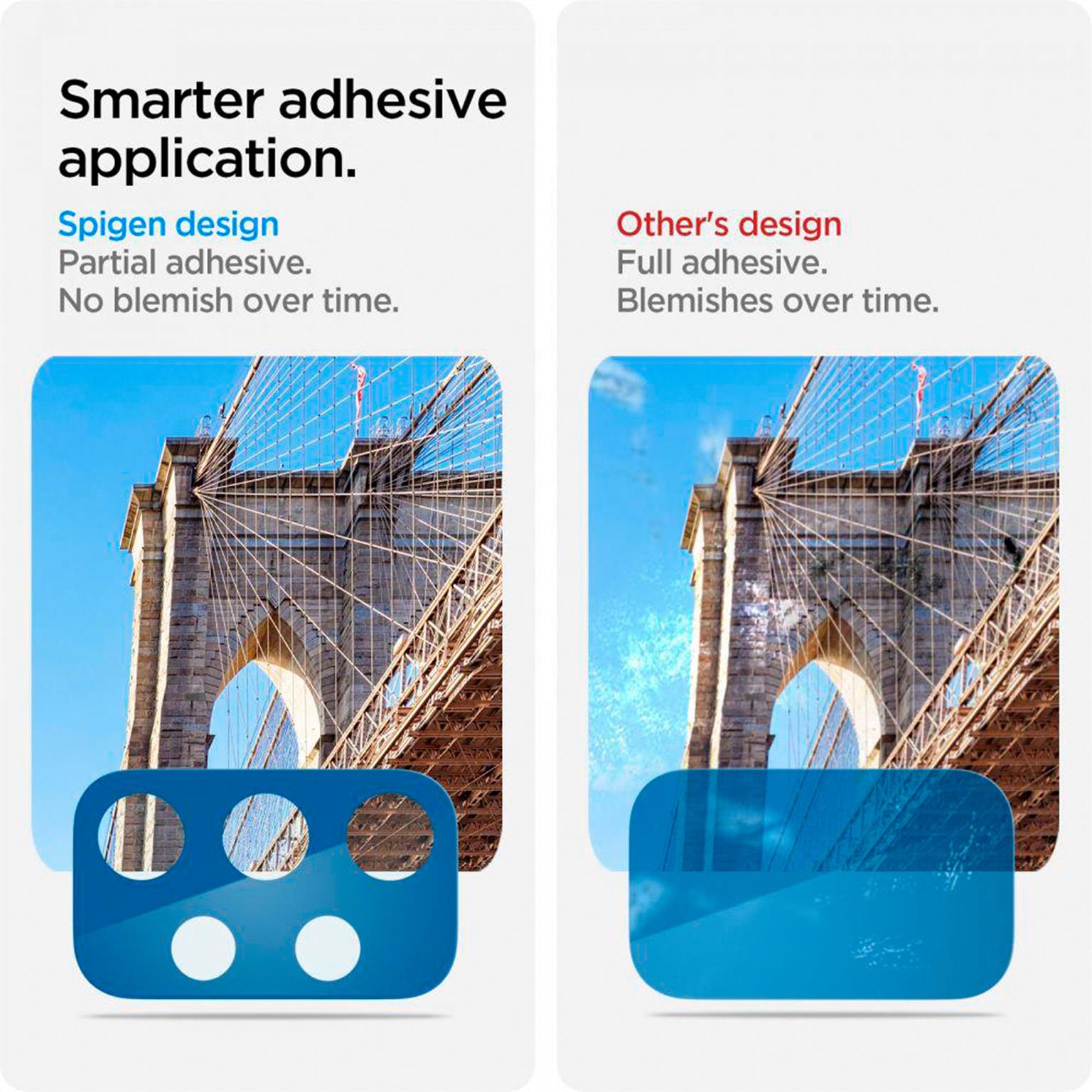 Spigen Glas.tR Optik für Samsung Galaxy A33 5G & A53 5G – 2x gehärtete Glas Folien für die Kamera – Weiteres Produktbild 4 Spigen Glas.tR Optik für Samsung Galaxy A33 5G & A53 5G – 2x gehärtete Glas Folien für die Kamera – Weiteres Produktbild 4