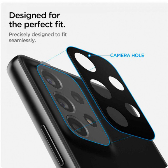 Spigen Glas.tR Optik für Samsung Galaxy A33 5G & A53 5G – 2x gehärtete Glas Folien für die Kamera – Weiteres Produktbild 5 Spigen Glas.tR Optik für Samsung Galaxy A33 5G & A53 5G – 2x gehärtete Glas Folien für die Kamera – Weiteres Produktbild 5