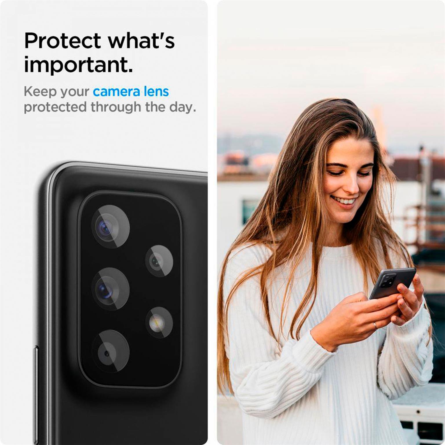 Spigen Glas.tR Optik für Samsung Galaxy A33 5G & A53 5G – 2x gehärtete Glas Folien für die Kamera – Weiteres Produktbild 6 Spigen Glas.tR Optik für Samsung Galaxy A33 5G & A53 5G – 2x gehärtete Glas Folien für die Kamera – Weiteres Produktbild 6