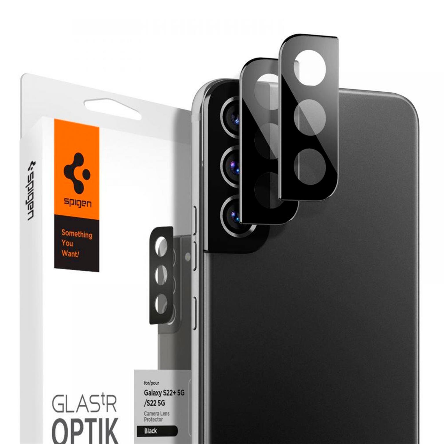 Spigen Glas.tR Optik für Samsung Galaxy S22 & S22 Plus – 2x gehärtete Glas Folien für die Kamera – Weiteres Produktbild 1 Spigen Glas.tR Optik für Samsung Galaxy S22 & S22 Plus – 2x gehärtete Glas Folien für die Kamera – Weiteres Produktbild 1
