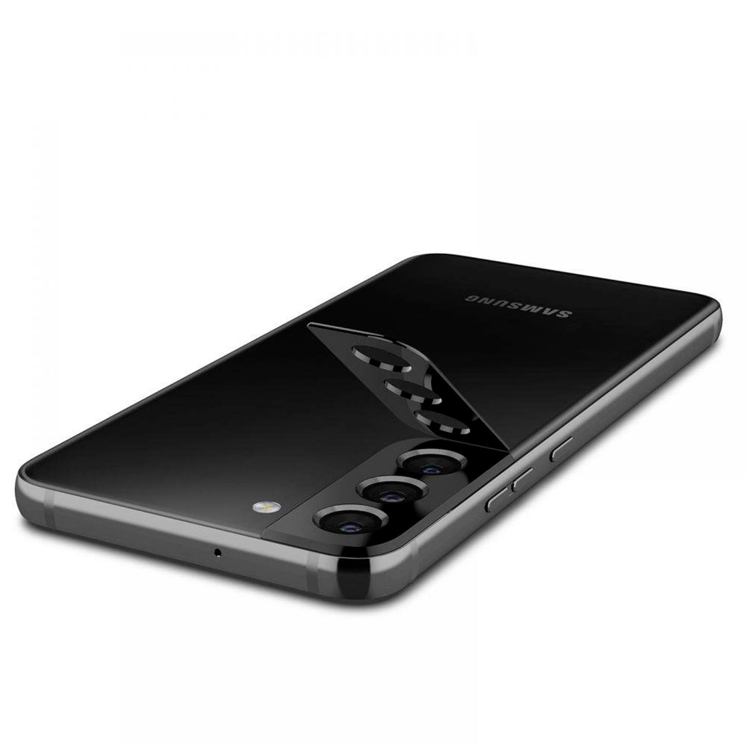 Spigen Glas.tR Optik für Samsung Galaxy S22 & S22 Plus – 2x gehärtete Glas Folien für die Kamera – Weiteres Produktbild 4