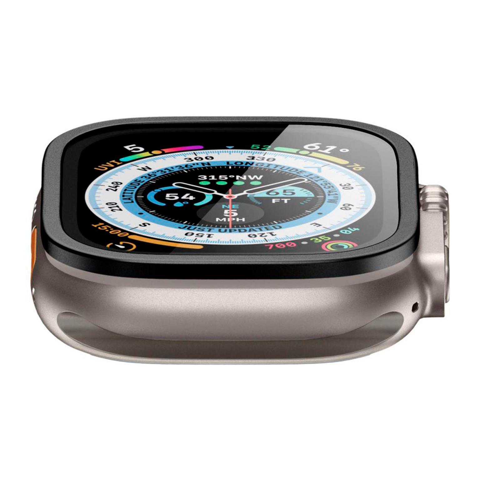 Spigen GLAS.tR Slim Pro – Displayschutz für Apple Watch Ultra 1 (49mm) aus gehärtetem Glas – Weiteres Produktbild 4