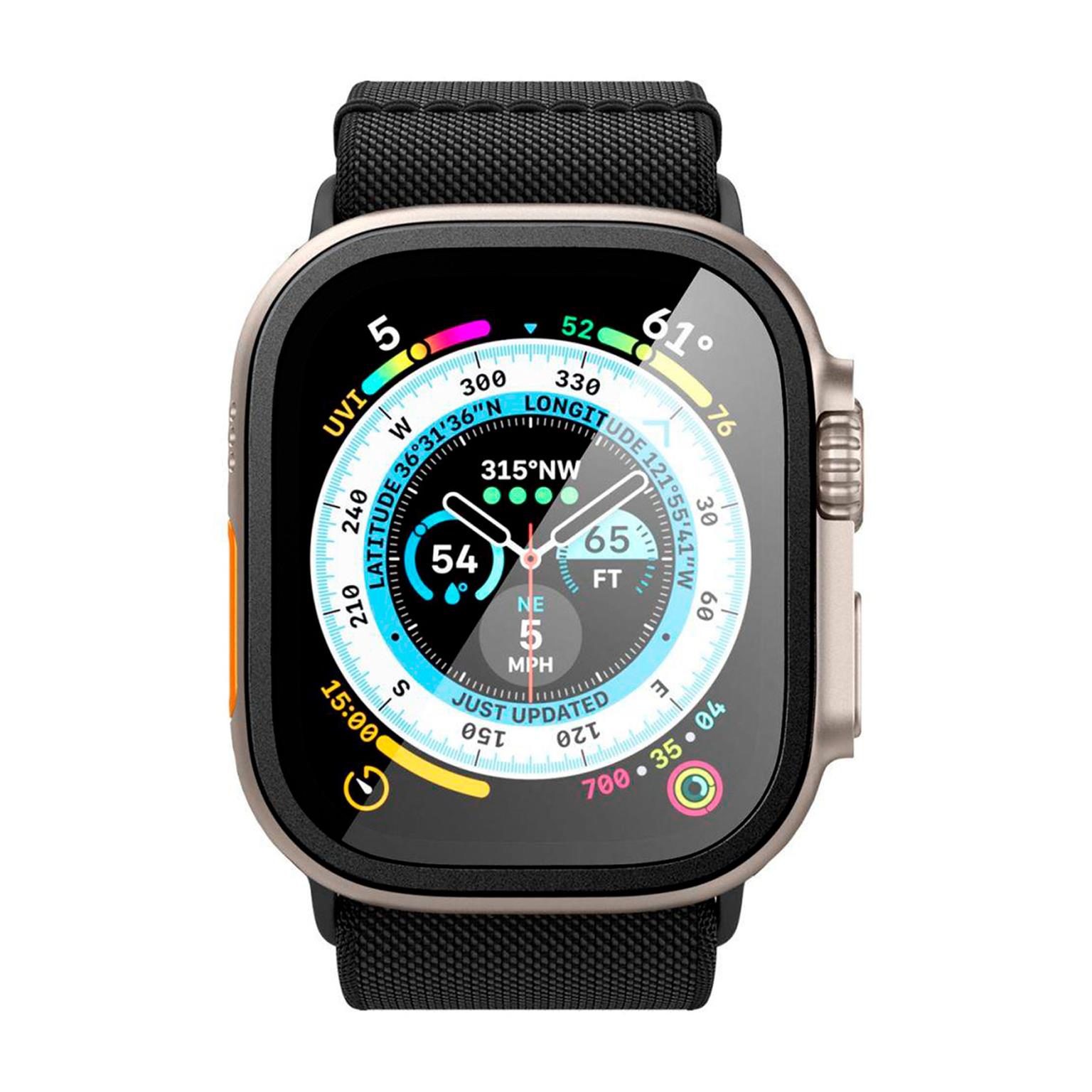 Spigen GLAS.tR Slim Pro – Displayschutz für Apple Watch Ultra 1 (49mm) aus gehärtetem Glas – Weiteres Produktbild 6