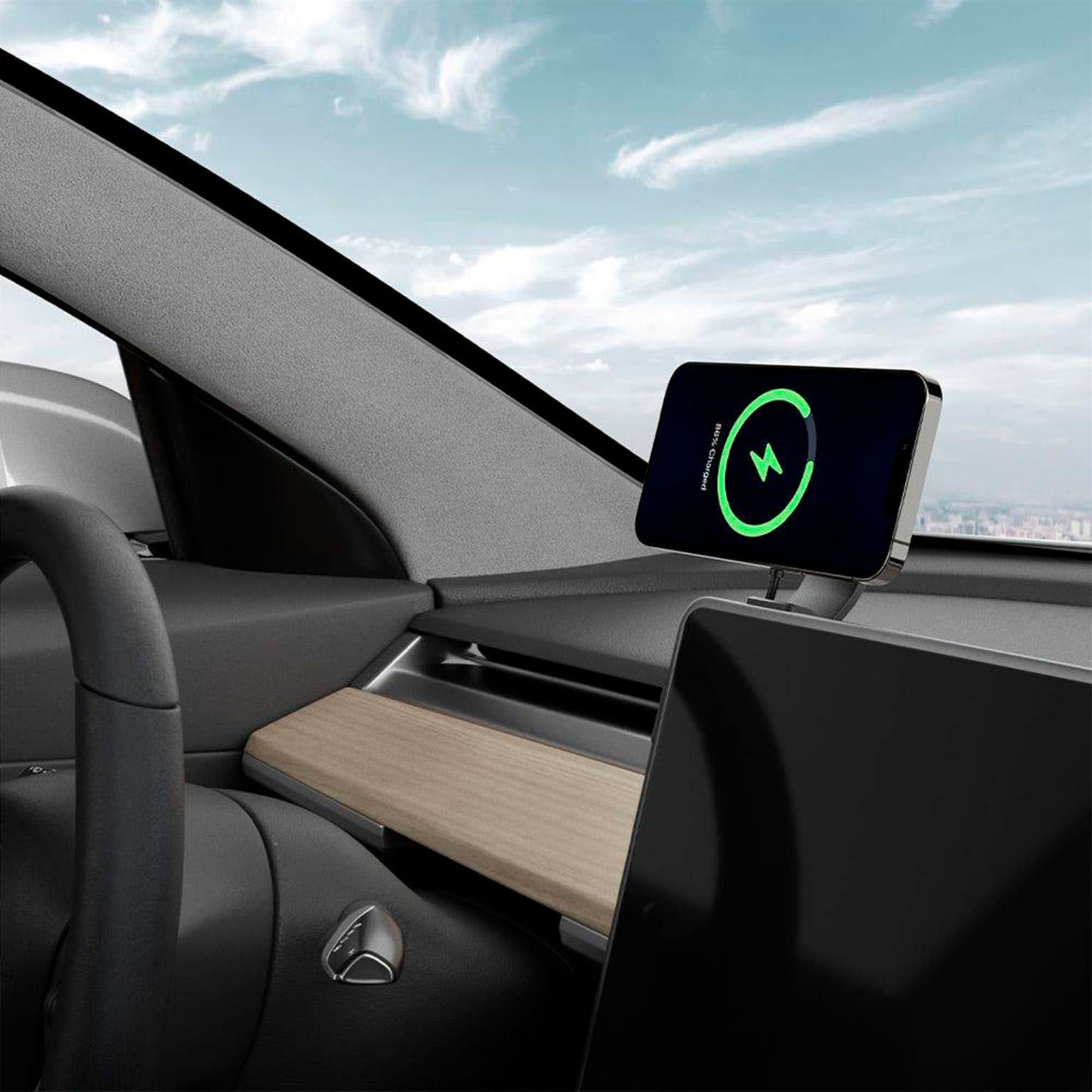 Spigen Tesla OneTap Pro Wireless Screen Car Mount – Komfort und Technologie für Tesla Model 3, S, X, Y – Weiteres Produktbild 9 Spigen Tesla OneTap Pro Wireless Screen Car Mount – Komfort und Technologie für Tesla Model 3, S, X, Y – Weiteres Produktbild 9