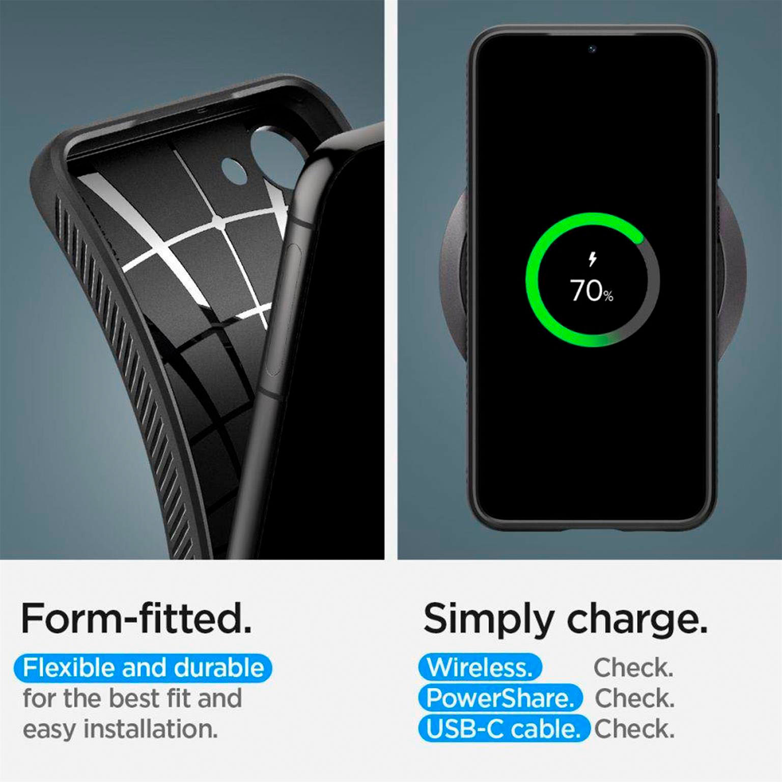 Spigen Liquid Air Case für Samsung Galaxy S23 – fingerabdruckresistente Hülle – Weiteres Produktbild 9
