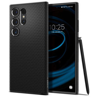 Spigen Liquid Air Case für Samsung Galaxy S24 Ultra – fingerabdruckresistente Hülle – Schwarz Spigen Liquid Air Case für Samsung Galaxy S24 Ultra – fingerabdruckresistente Hülle – Schwarz