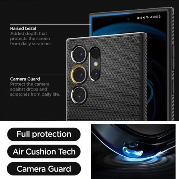 Spigen Liquid Air Case für Samsung Galaxy S24 Ultra – fingerabdruckresistente Hülle – Weiteres Produktbild 6 Spigen Liquid Air Case für Samsung Galaxy S24 Ultra – fingerabdruckresistente Hülle – Weiteres Produktbild 6