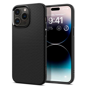 Spigen Liquid Air Case für iPhone 14 Pro Max – fingerabdruckresistente Hülle – Schwarz Spigen Liquid Air Case für iPhone 14 Pro Max – fingerabdruckresistente Hülle – Schwarz