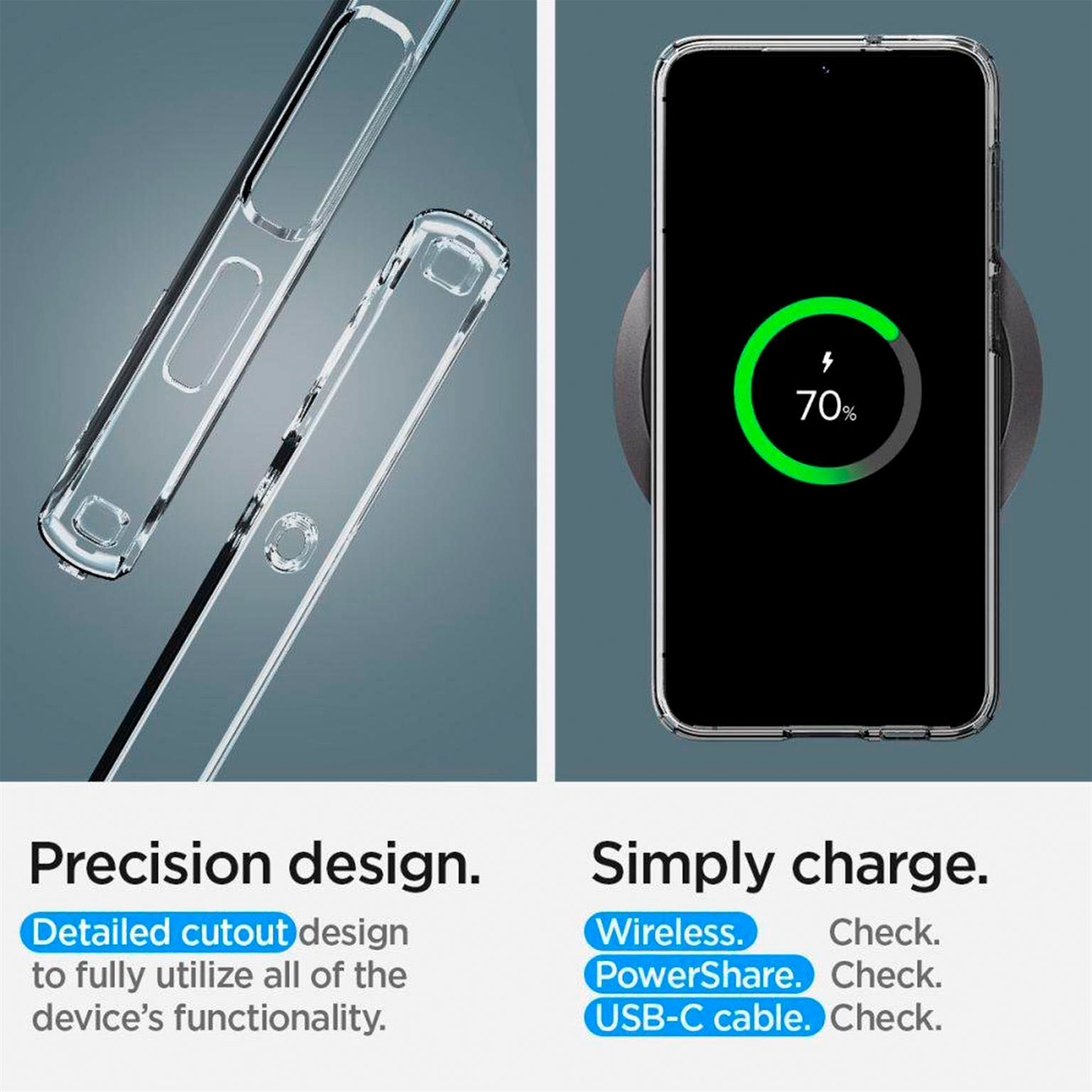 Spigen Liquid Crystal Case für Samsung Galaxy S23 – Ultraleichte und schlanke Hülle – Weiteres Produktbild 9