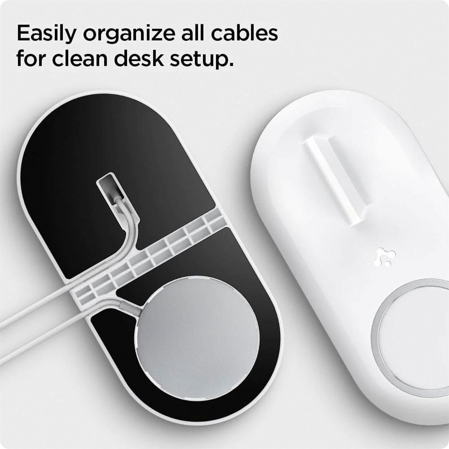 Spigen MagFit Duo – Qi-Ladestation mit Doppel Ladefunktion für Smartphone und Smartwatch Induktives Laden – Weiteres Produktbild 6
