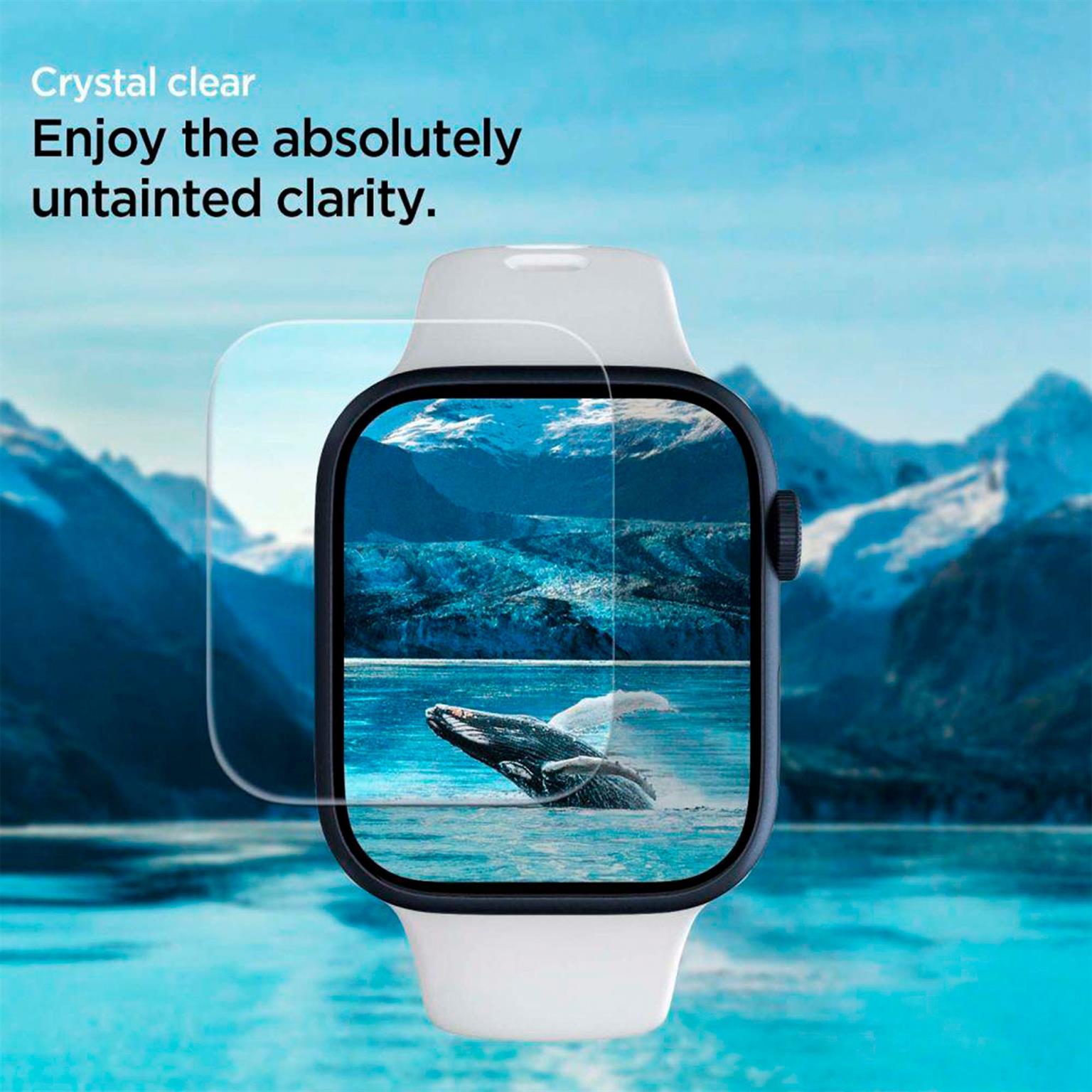 Spigen Neo Flex – Schutzfolie für Apple Watch 4/5/6/7/8/SE (44/45mm) – Displayschutzfolie 3er Pack – Weiteres Produktbild 6 Spigen Neo Flex – Schutzfolie für Apple Watch 4/5/6/7/8/SE (44/45mm) – Displayschutzfolie 3er Pack – Weiteres Produktbild 6