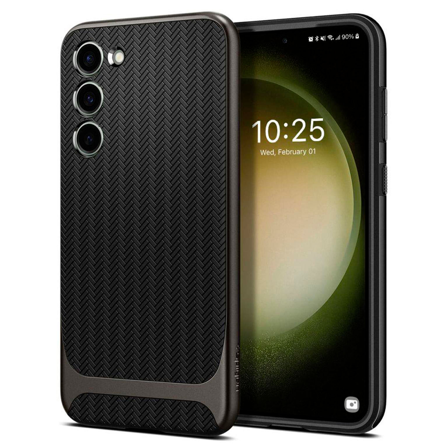 Spigen Neo Hybrid Case – Ergonomische Handyhülle für Samsung Galaxy S23 – Fischgrätendesign – undefined