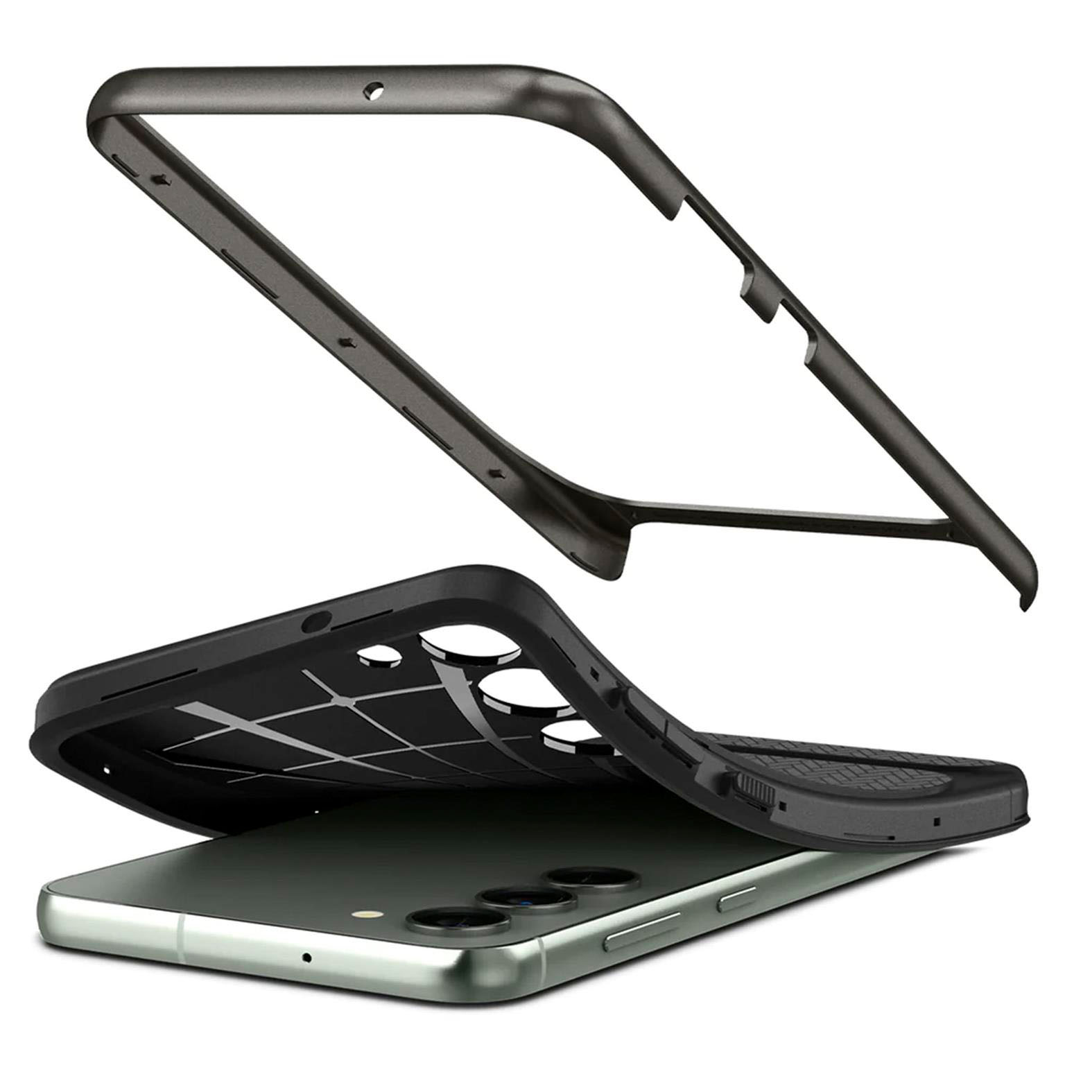 Spigen Neo Hybrid Case – Ergonomische Handyhülle für Samsung Galaxy S23 – Fischgrätendesign – Weiteres Produktbild 6