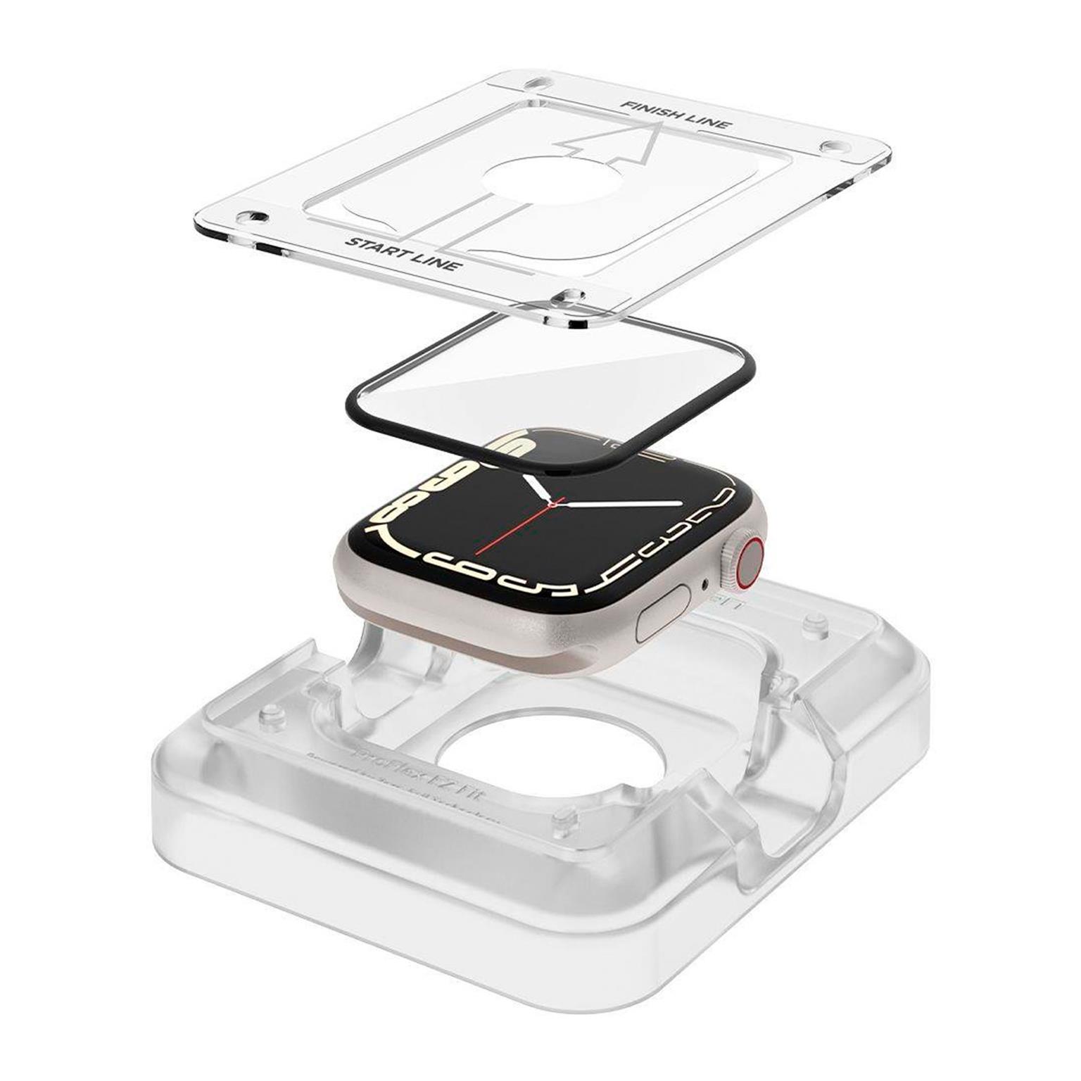 Pro Flex EZ FIT – Displayschutz für Apple Watch 7/8 (45mm) – Kratzfester und stoßfester Displayschutz – Weiteres Produktbild 2