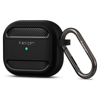 Spigen Rugged Armor Case für AirPods (3. Generation) – Schutzhülle für Wireless Kopfhörercase – Mattschwarz Spigen Rugged Armor Case für AirPods (3. Generation) – Schutzhülle für Wireless Kopfhörercase – Mattschwarz