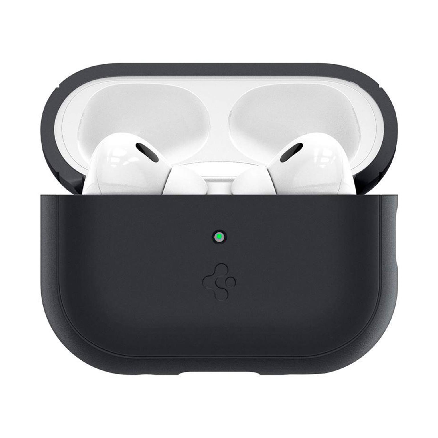 Spigen Silicone Fit Case + Strap für AirPods Pro (1 / 2) – Silikonhülle für Kopfhörercase – Weiteres Produktbild 3