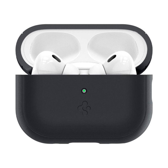 Spigen Silicone Fit Case + Strap für AirPods Pro (1 / 2) – Silikonhülle für Kopfhörercase – Weiteres Produktbild 4