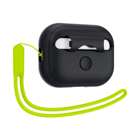 Spigen Silicone Fit Case + Strap für AirPods Pro (1 / 2) – Silikonhülle für Kopfhörercase – Weiteres Produktbild 6