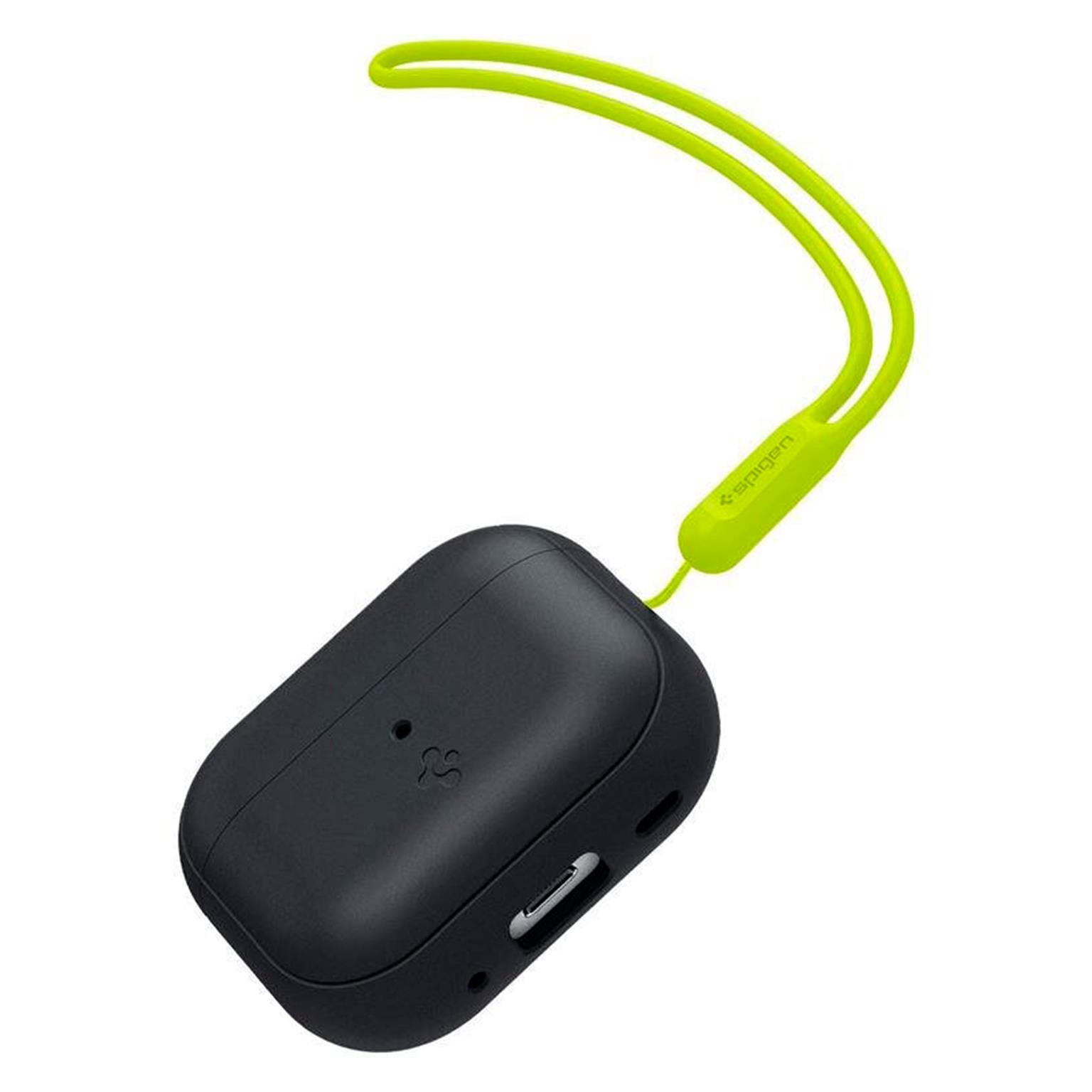 Spigen Silicone Fit Case + Strap für AirPods Pro (1 / 2) – Silikonhülle für Kopfhörercase – Weiteres Produktbild 8