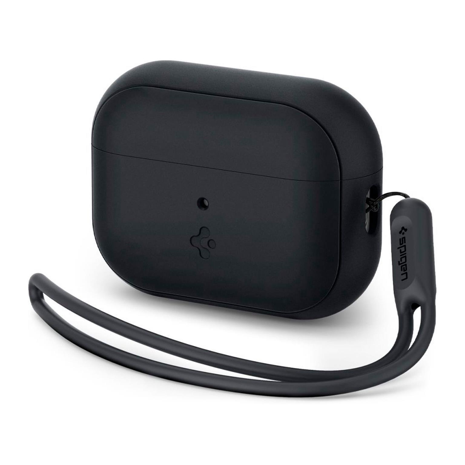 Spigen Silicone Fit Case + Strap für AirPods Pro (1 / 2) – Silikonhülle für Kopfhörercase Hauptbild
