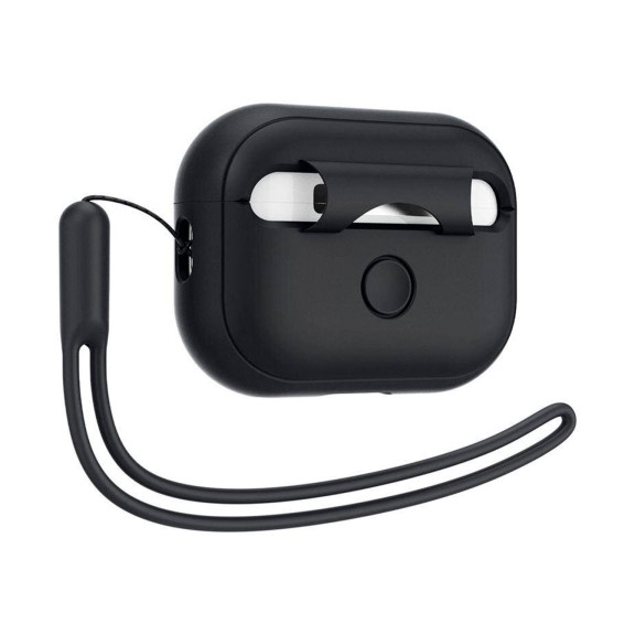 Spigen Silicone Fit Case + Strap für AirPods Pro (1 / 2) – Silikonhülle für Kopfhörercase – Weiteres Produktbild 6