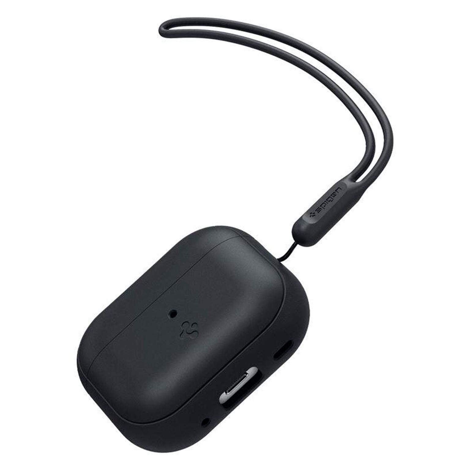 Spigen Silicone Fit Case + Strap für AirPods Pro (1 / 2) – Silikonhülle für Kopfhörercase – Weiteres Produktbild 8